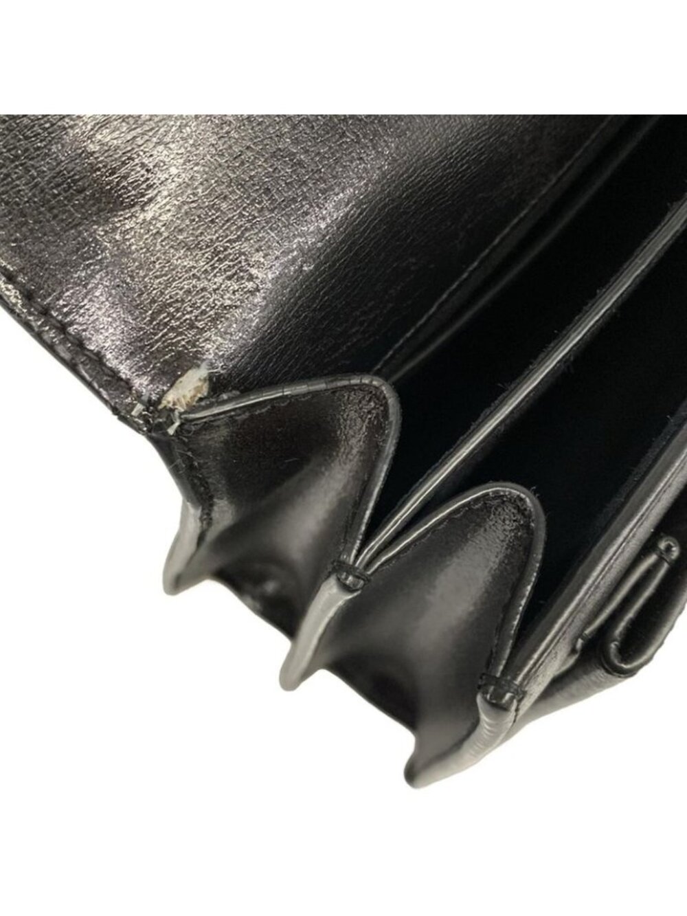 Saint Laurent Paris Shoulder Bag Sunset Large Black Chain Leather - Picture 13 of 15